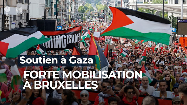 Soutien à Gaza : forte mobilisation à Bruxelles - RTBF Info