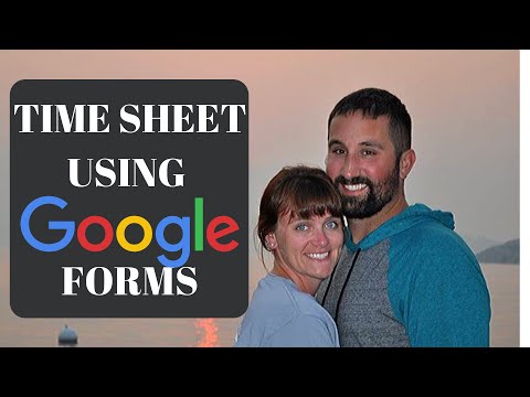 Create your own time sheet using Google Forms