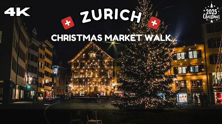 Zurich Christmas Market 🇨🇭| Classy & Lively Winter Walk in Switzerland 4K| #christmas2025
