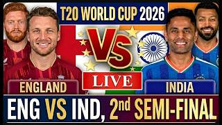 India vs England, 2nd Semi-Final, ICC Men's T20 World Cup 2026 - Live Cricket 24