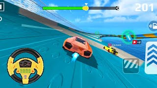 Impossible Crazy Cars Mega Ramp Car Stunts Racing Driver Master Simulator Games Android Gameplay 184 screenshot 3