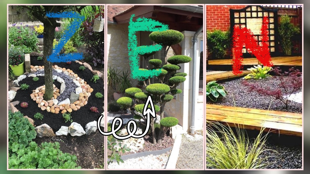 Modern Zen Garden Ideas l Japanese theme Garden Decoration l Zen Garden