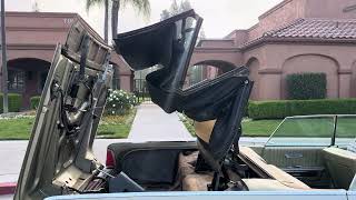 Exclusive 1965 Lincoln Continental Convertible Top Operation Information