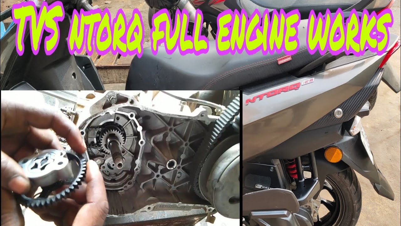 Tvs Ntorq full engine work(TVS ntorq timing setting) YouTube