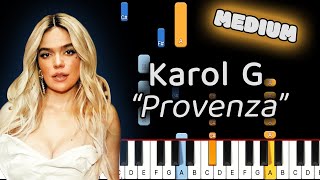 Provenza Expressive Intermediate Piano Arrangement Karol G