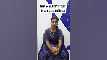 First-Year AI&DS Project Support and Guidance #ai #artificialintelligence #education #datascience