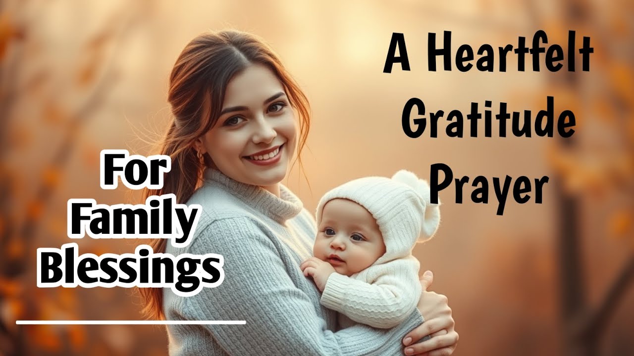 A Heartfelt Gratitude Prayer for Family Blessings - YouTube