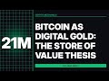 Bitcoin as Digital Gold: The Store of Value Thesis