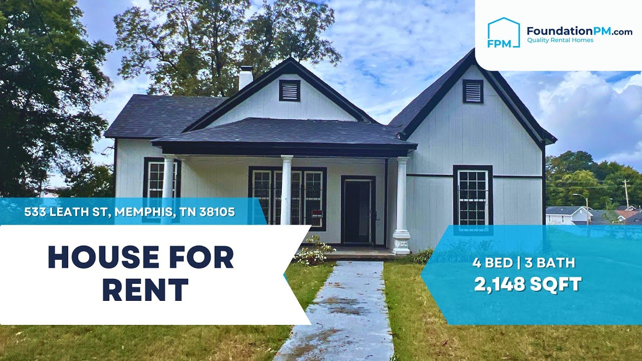 🔥 Move-In Ready Home w/ Fireplace & Fenced Yard | 533 Leath St Memphis TN | FoundationPM.com