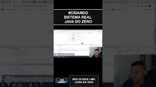 #5 #LIVE5 Programando Sistema do ZERO com Java - JSP - HTML - CSS - Mysql #coding #livecode #java