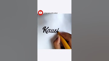 Kaushika name cakeletter #trending #calligraphymasters  #viral #shorts #reel #love #names#kaushika