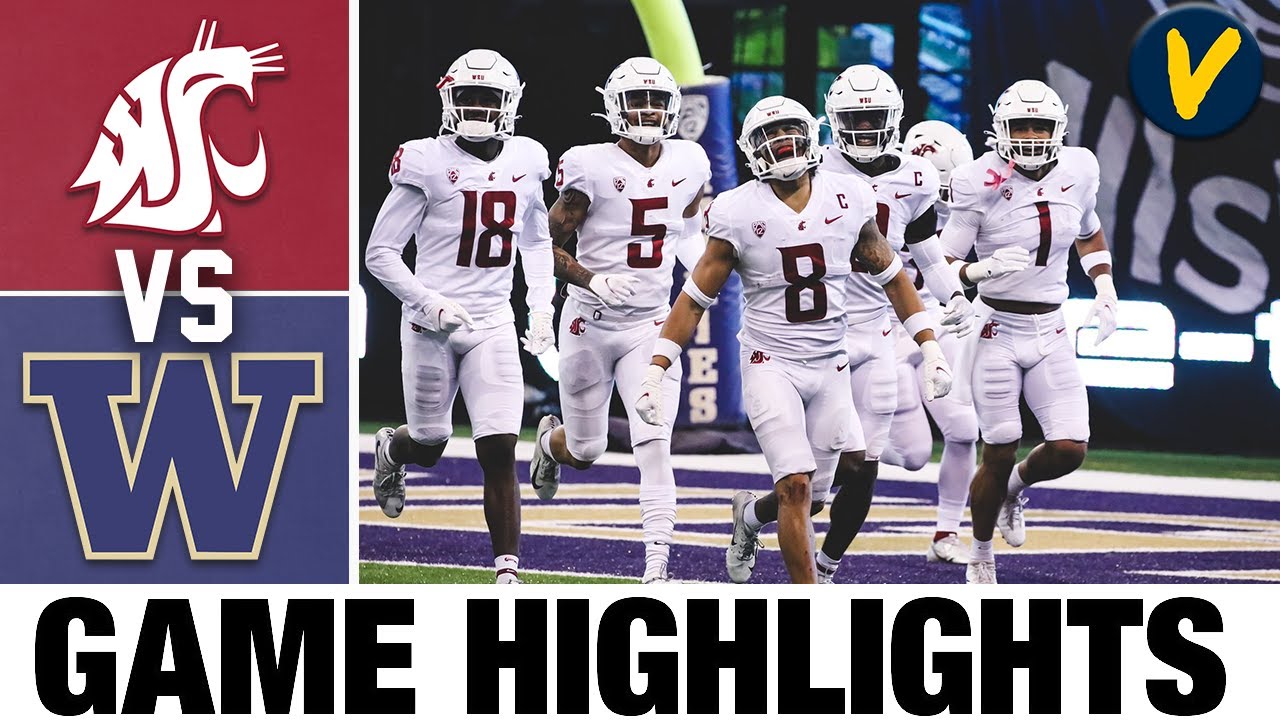 Washington State vs Washington l 2021 College Football YouTube