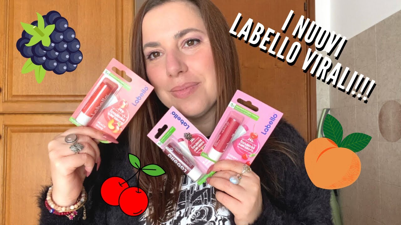 I NUOVI LABELLO VIRALI!!! • La Prova Del Bacio • PESCA • CILIEGIA • MORA