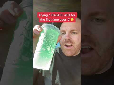 Trying a BAJA BLAST for the first time, ever. | Taco Bell Review | Twitter: @BigRobEnergy