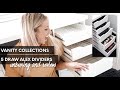 Vanity Collections Alex Drawer Makeup Organizers Unboxing and Review