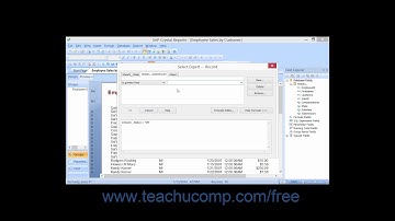Crystal Reports 2013 Tutorial Setting Multiple Filters Business Objects Training