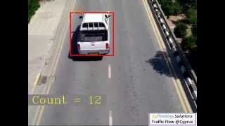 CoThinking Traffic Flow Video @Nicosia Cyprus, On Bridge, Receding #2
