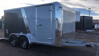 7x14 Motorcycle Hauler with finished interior that just makes sense!