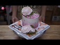 Bánh Sinh Nhật Trang Trí Hoa Trà Xinh Xắn - Decorate Cake With Camellia
