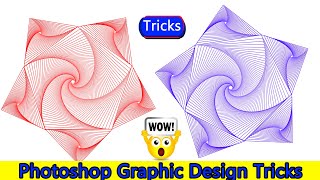 Spiral Graphics Design in Photoshop | Spiral Design | Photoshop Tutorial In Nepali photoshoptricks