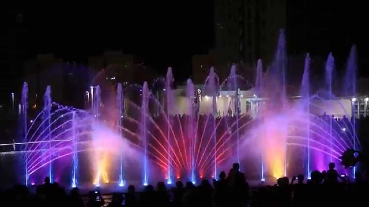 מזרקה מוזיקלית פארק אשדוד וידאו איכות גבוהה