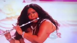 Lizzo truth hurts on a flute #bet