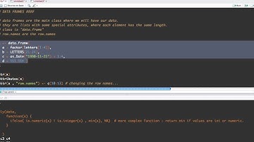 4- Introduction to R : Matrix, List and Data Frame