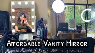 Affordable Vanity Mirror for MUA|ShopeeFinds|Shopee Budol|Soft led light|unboxing Vanity Mirror