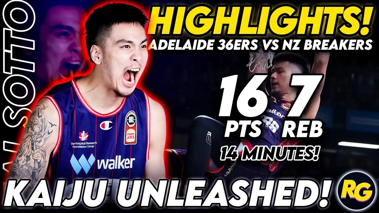 FLASHBACK FRIDAY‼️ KAI SOTTO | ADELAIDE 36ERS VS NEW ZEALAND BREAKERS‼️ 
