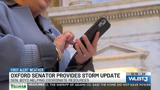 Oxford senator helps coordinates storm relief, warns of price gouging