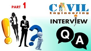 Basic Civil Engineering interview Question ans Answer  Part-1   BY CIVIL GURUJI