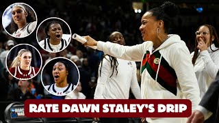 South Carolina players rate Dawn Staley's most EXPENSIVE Louis Vuitton and Gucci outfits