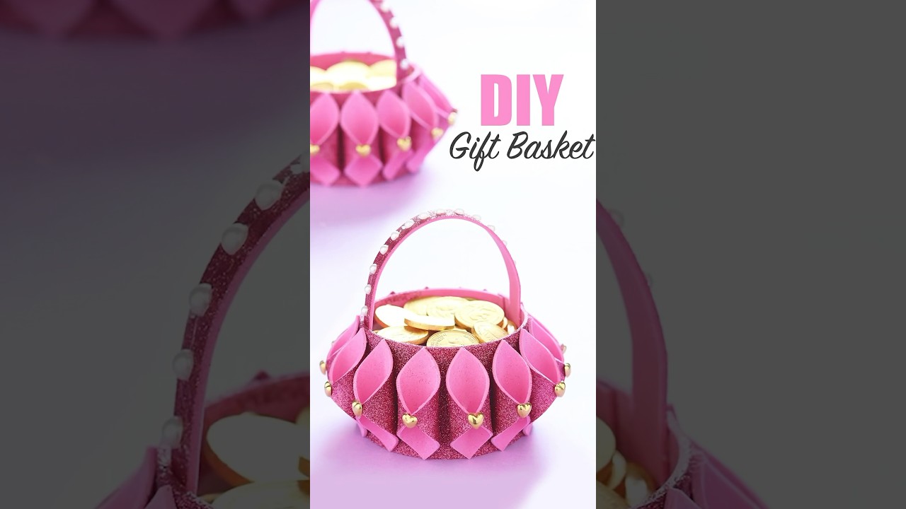 Quick tutorial on how to make Gift Basket out of foam sheet 