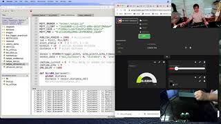 Micropython, ESP32, and NETPIE 2020 : measure distance with ultrasonic sensor
