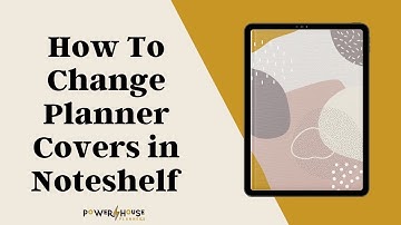 How To Change A Notebook Cover In Noteshelf | Easily Change Your Digital Planner Cover In Noteshelf