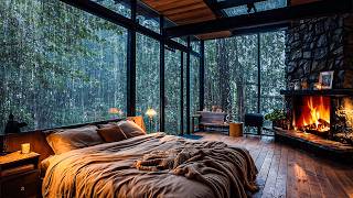 Dark Storm Night 🌙 Heavy Rain & Thunder Sounds for Deep Sleep, Relaxation, Focus, Peaceful Dreams