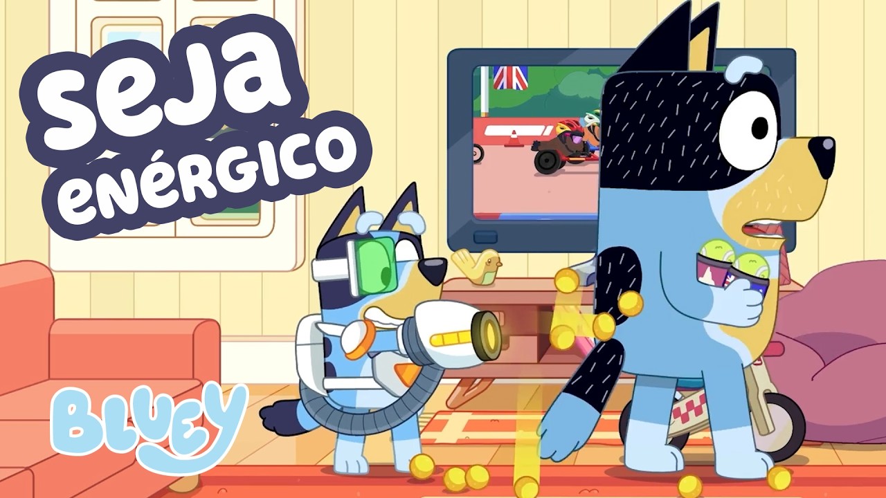 Momentos ativos com os Heelers! 🤪💙 | Cenas Hilárias | Bluey Português Brasil Canal Oficial