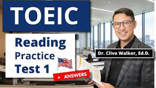 Toeic Reading Practice Test 1 with Answers