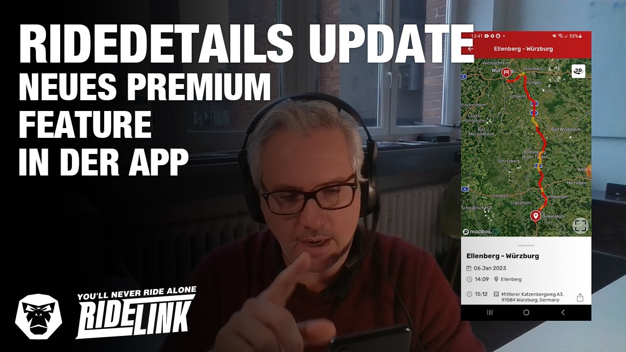 Analysiere Deine Motorradfahrt mit den neuen Funktionen der RideLink