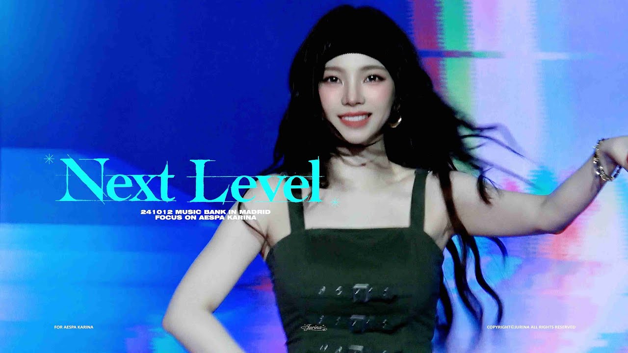 [4K] 241012 aespa KARINA 에스파 카리나 MUSIC BANK IN MADRID - 'NEXT LEVEL' 직캠 FANCAM