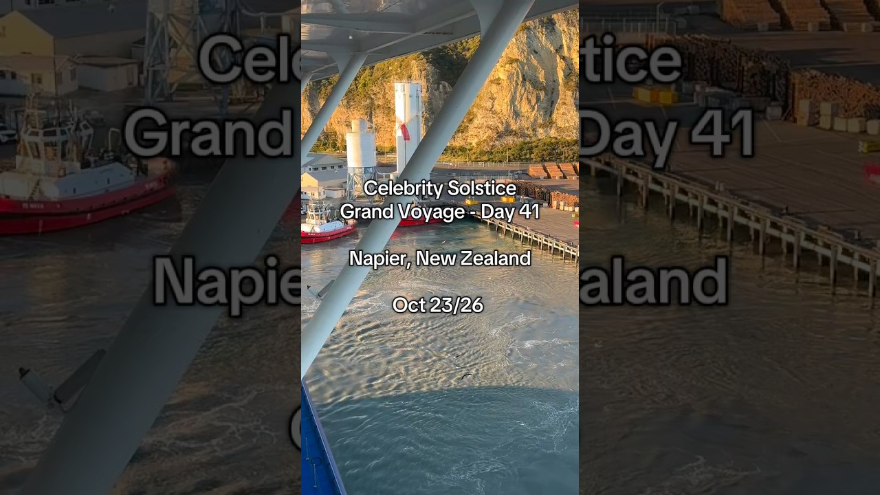 Celebrity Solstice Grand Voyage Day 41 on October 23, 2026 in Napier, New Zealand