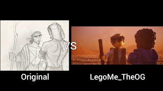 The Prince of Egypt Pencil Test but in Lego Animation (Scene Comparisons)