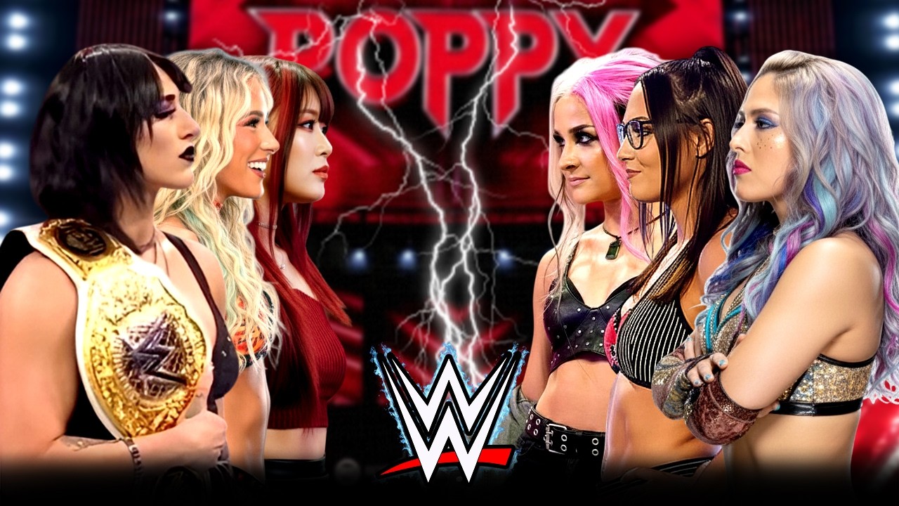 Полный матч WWE Рея Рипли Айо Скай и Сол Рука против Джулии Кианы Джеймс против Дакоты Кай — 18 ф...