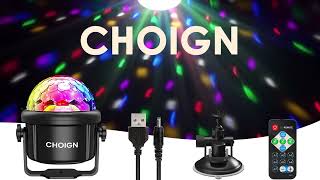 CHOIGN Disco Lights for Parties/Gifts