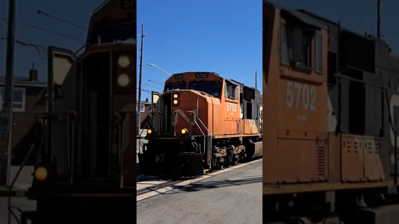SD75I LEADER STOPPING RIGHT NEXT TO ME! WATCH THE FULL VIDEO! 