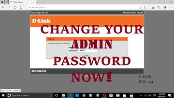 How To Change Your WIFI Login Password or Admin Password D-LINK Dsl-124 2021!