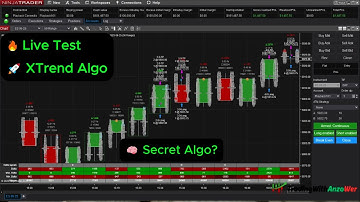 How To Setup The Xtrend Algo Footprint Version ( Step By Step ) - LIVE Test on ES500