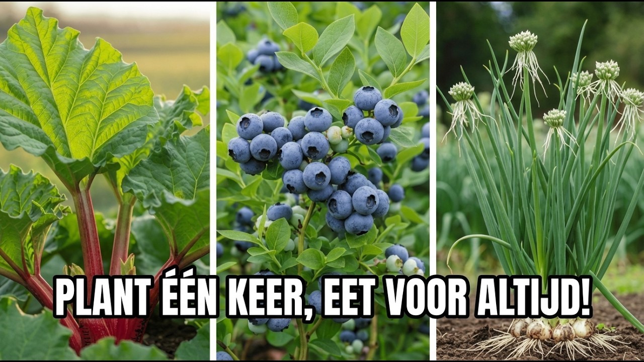 Plant Deze 9 Meerjarige Gewassen ÉÉN KEER… en Oogst Voor Altijd!