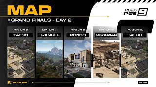 [MAP] PUBG Global Series 9 - Grand Finals - Day 2