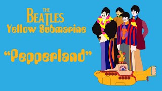 The Beatles - Pepperland From Yellow Submarine Magic Marker Style - 1968